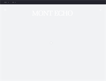Tablet Screenshot of mont-echo.com